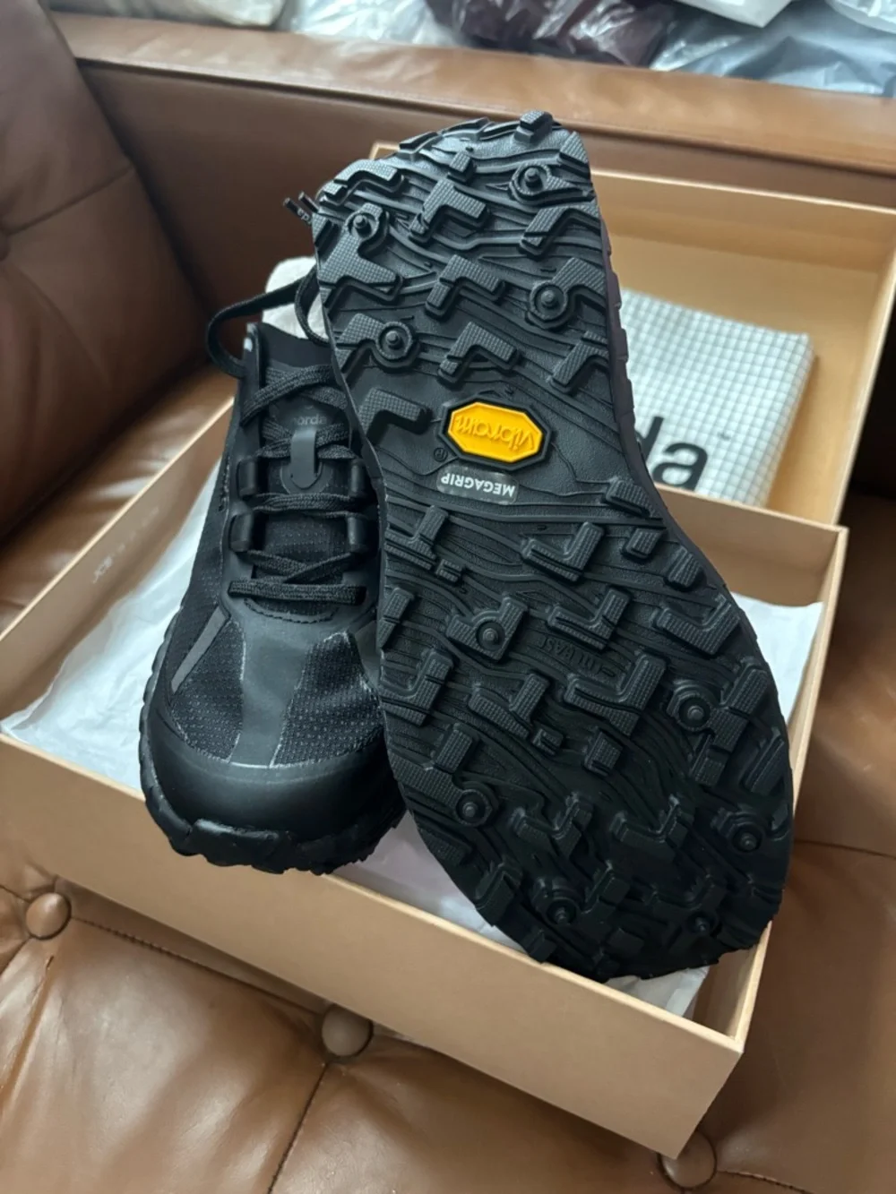 Norda women’s Stealth Black Trail Sneakers - Picture 7 of 7